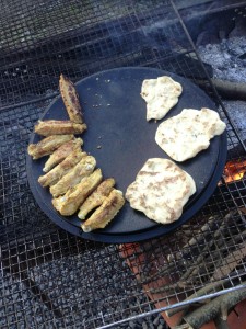 タンドリーチキンとナーン